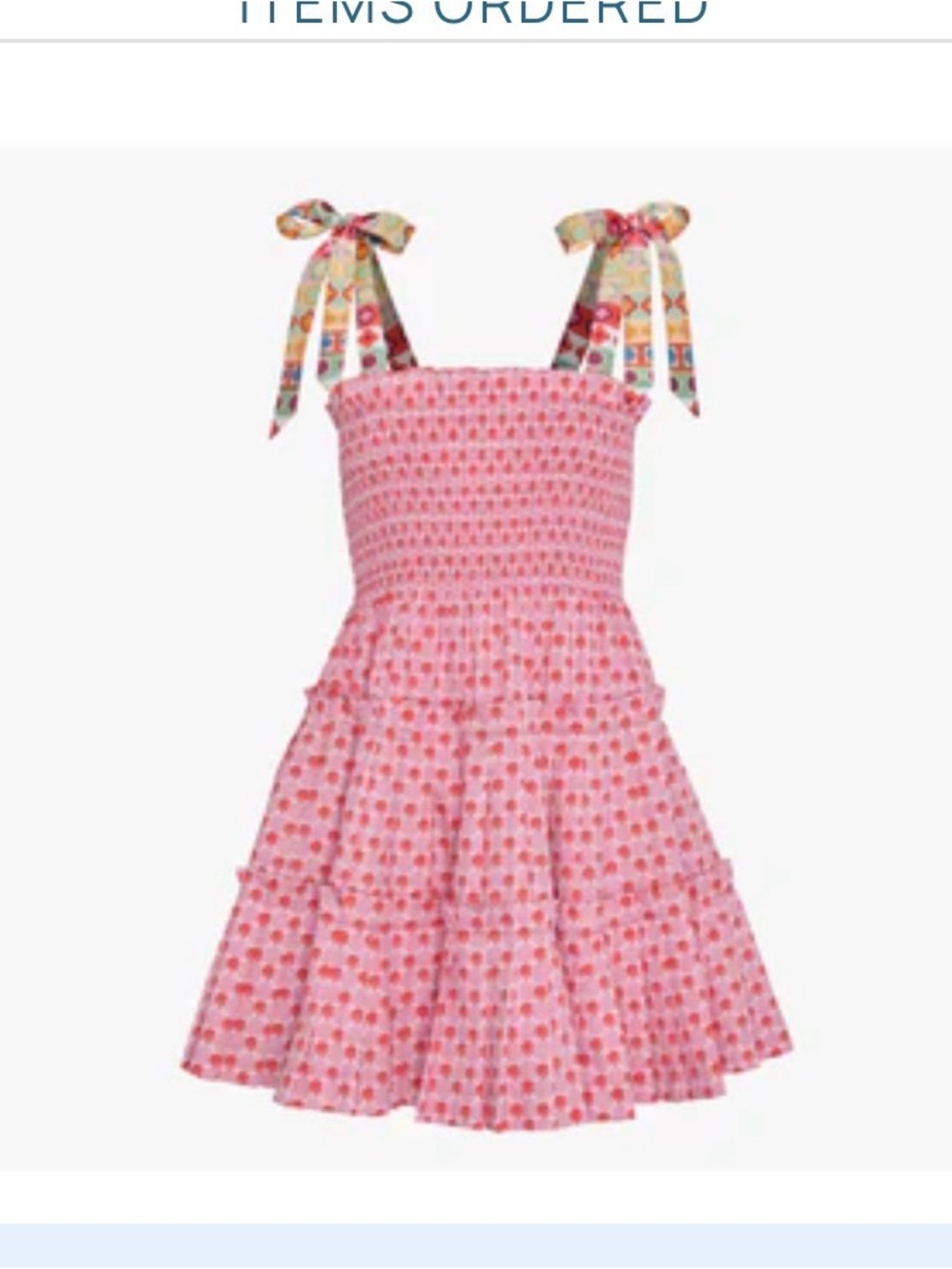 The Ribbon Charlotte Nap Dress - Pink Cala Check